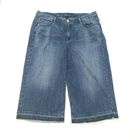 Lane Bryant Denim - Lane Bryant Jeans Plus Size 26 Crop Raw Edge NWOT